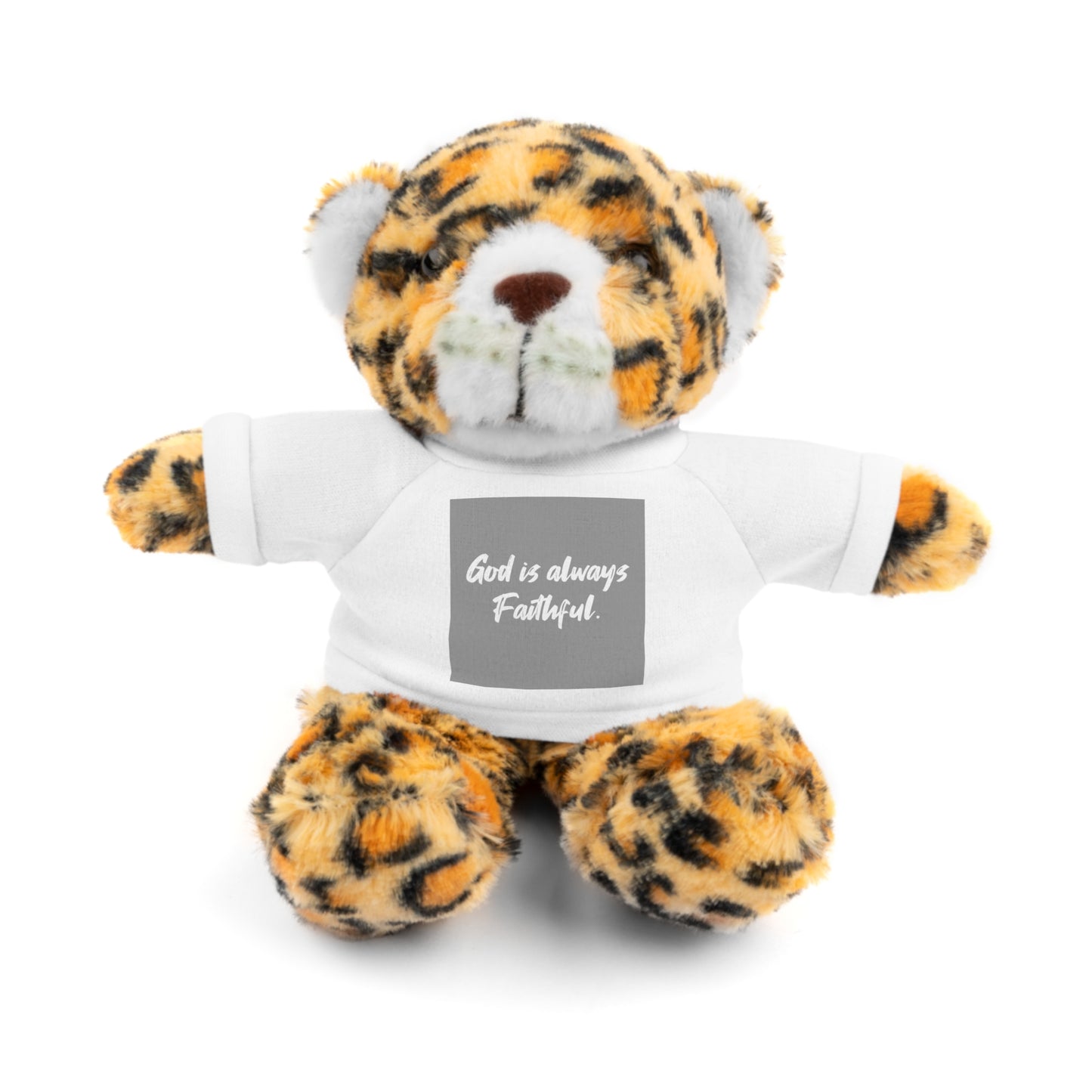 Faithful Bear Stuffed Animal - God is Always Faithful Teeshirt Toy