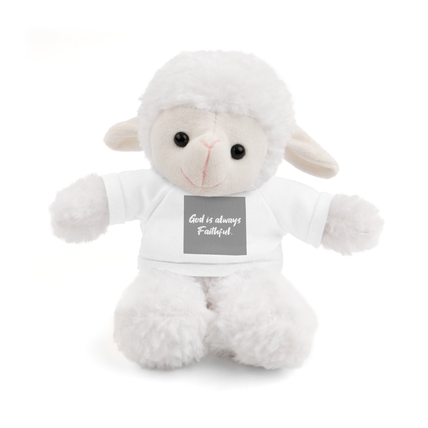 Faithful Bear Stuffed Animal - God is Always Faithful Teeshirt Toy