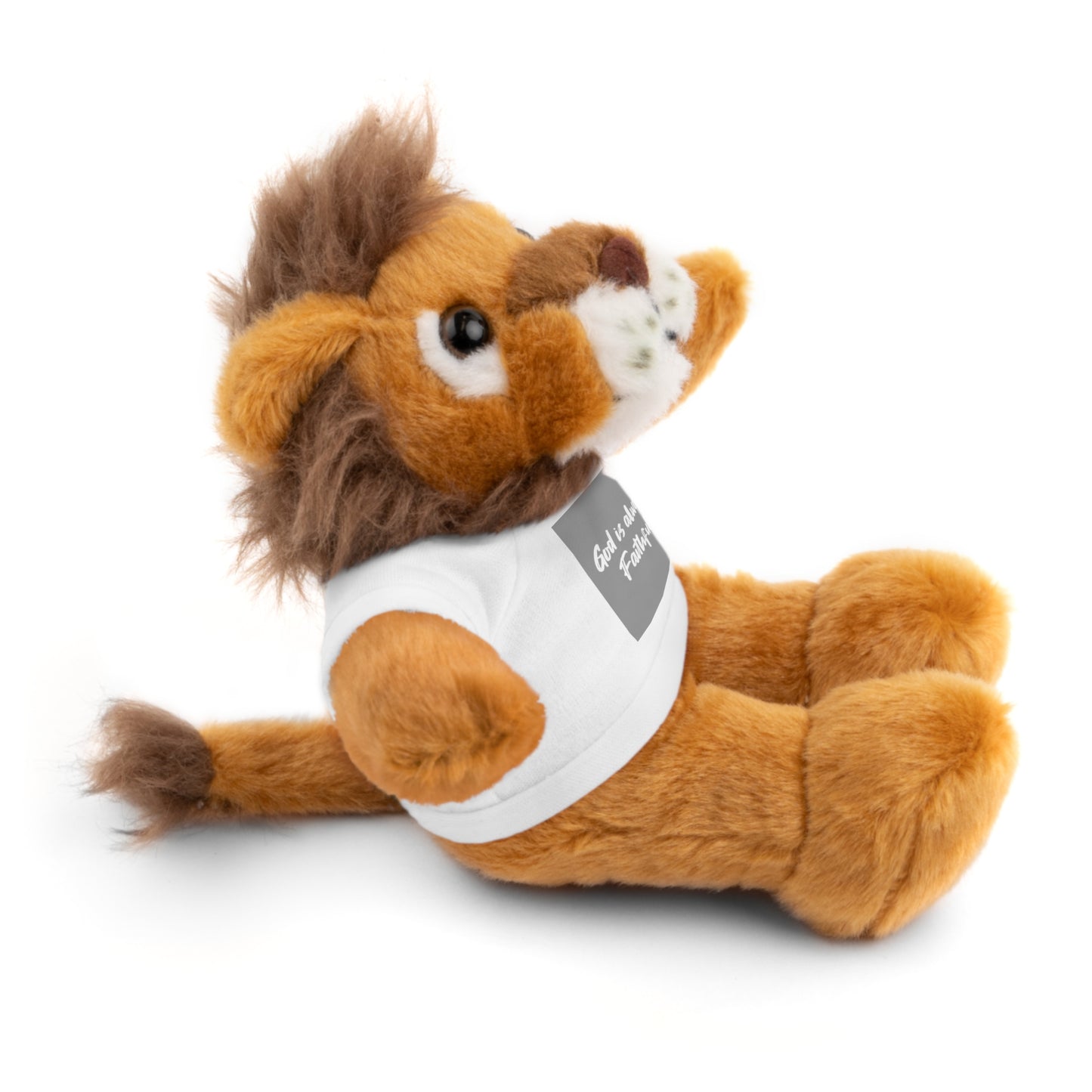 Faithful Bear Stuffed Animal - God is Always Faithful Teeshirt Toy