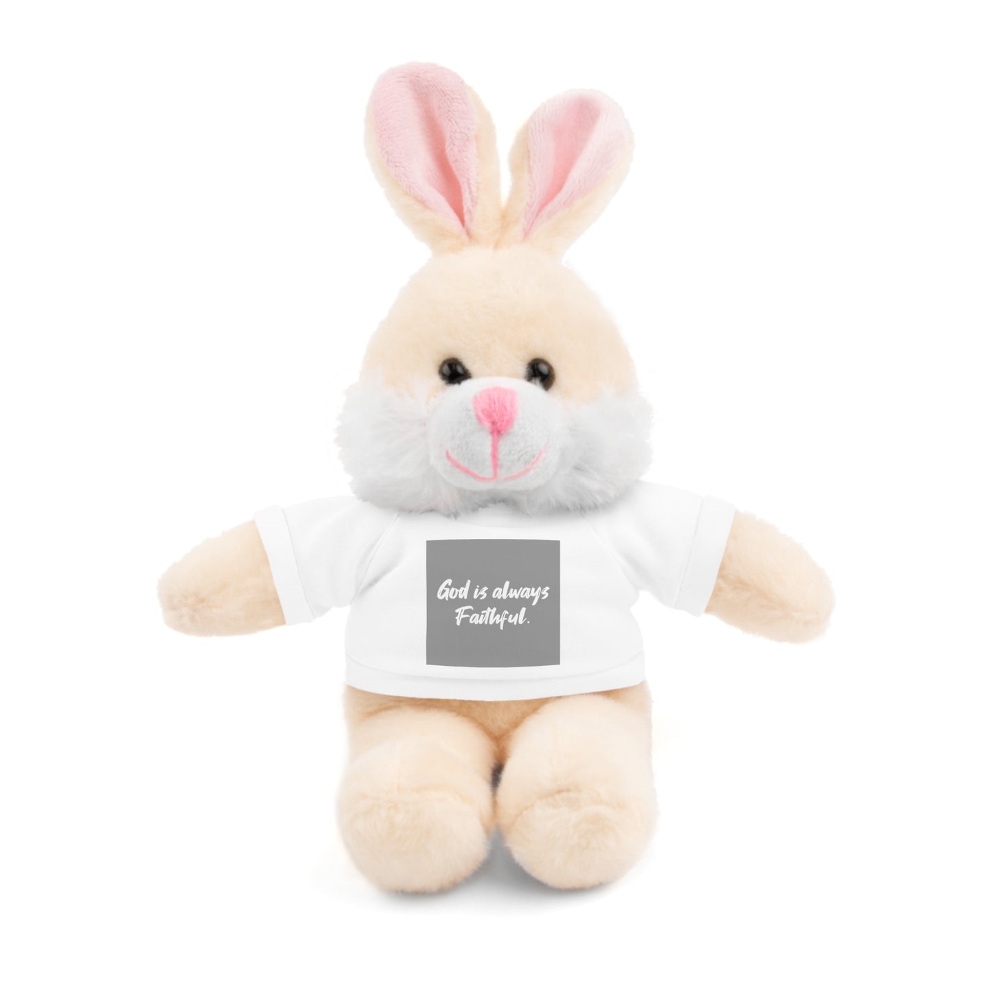 Faithful Bear Stuffed Animal - God is Always Faithful Teeshirt Toy