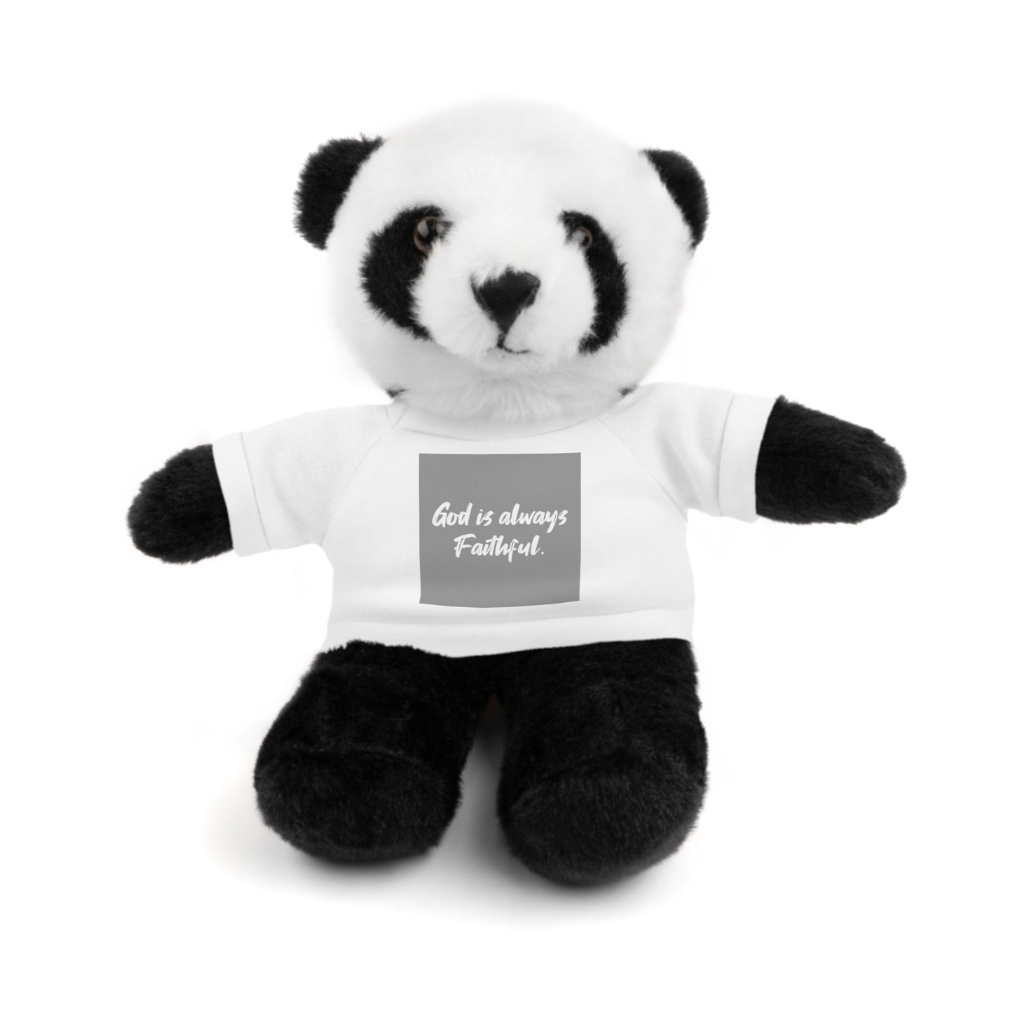 Faithful Bear Stuffed Animal - God is Always Faithful Teeshirt Toy