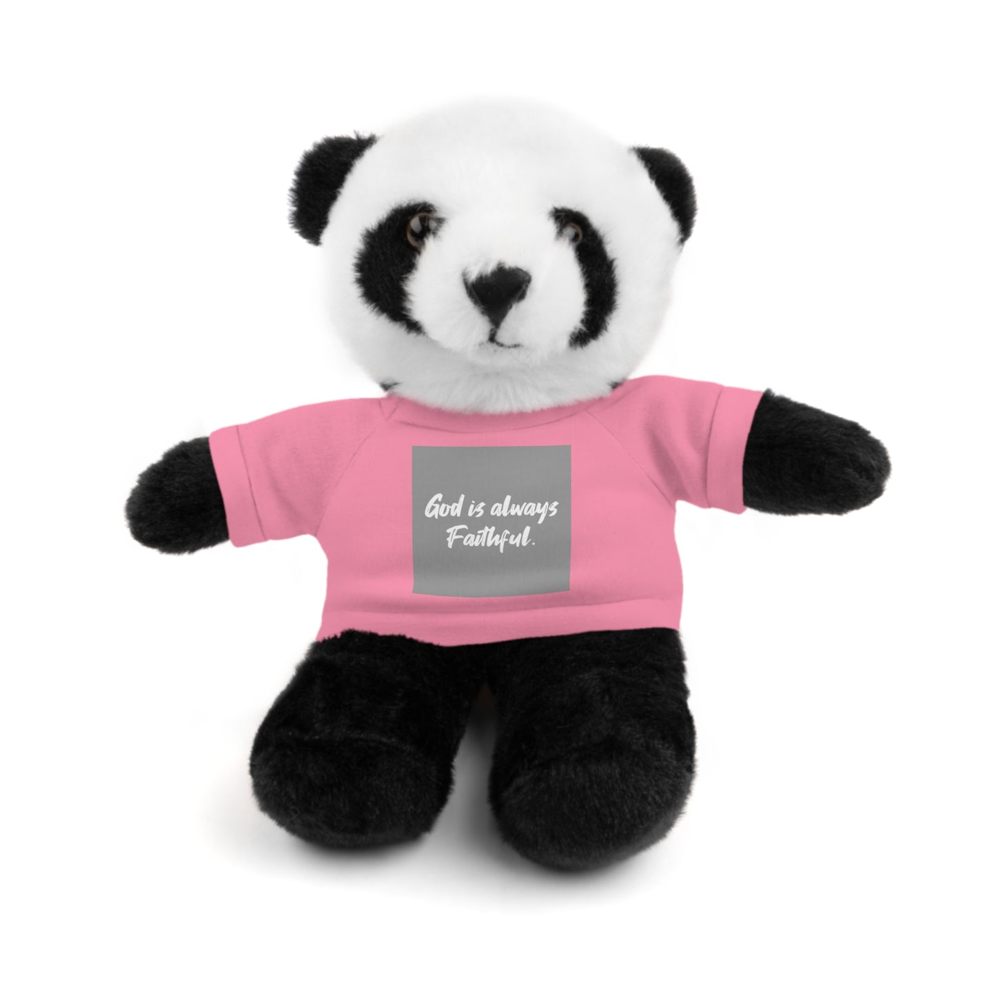 Faithful Bear Stuffed Animal - God is Always Faithful Teeshirt Toy