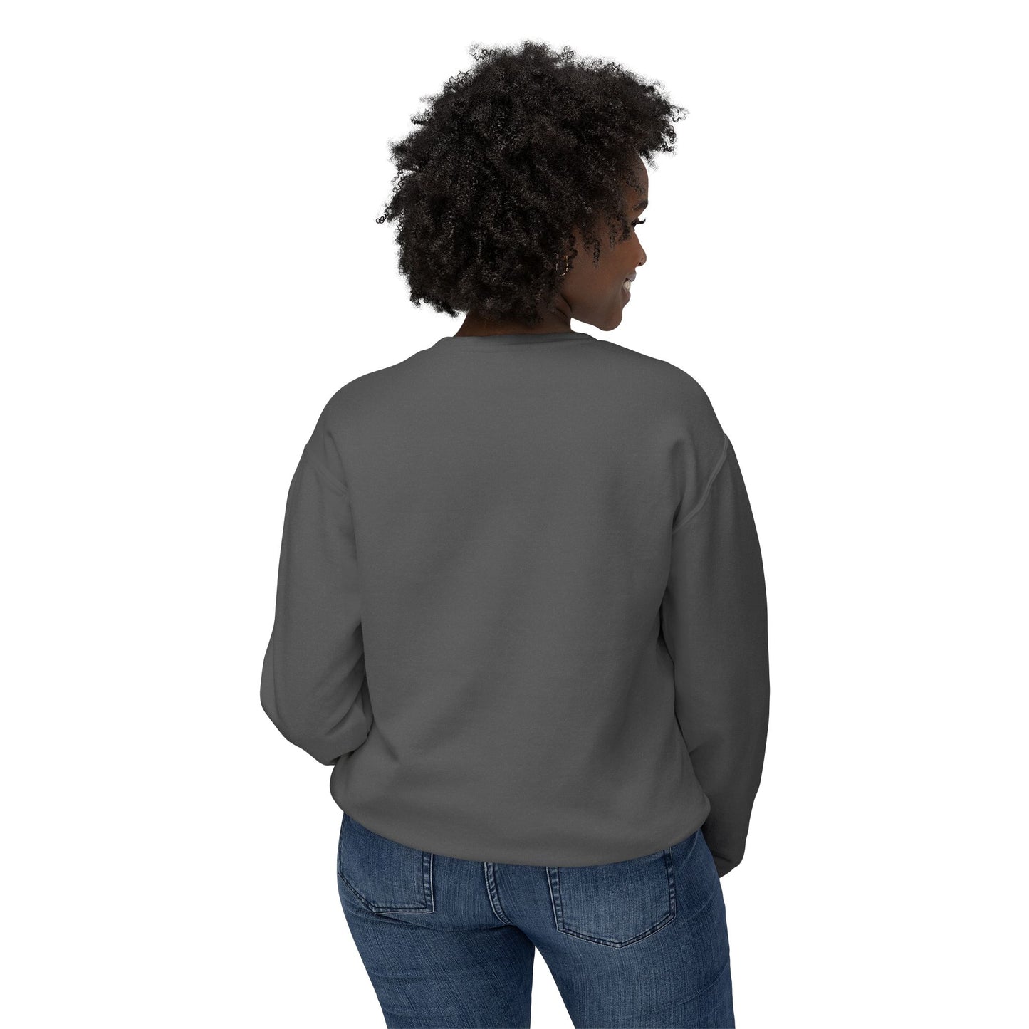 Inspirational Unisex Lightweight Crewneck Sweatshirt - "Thy Kingdom Come" Design