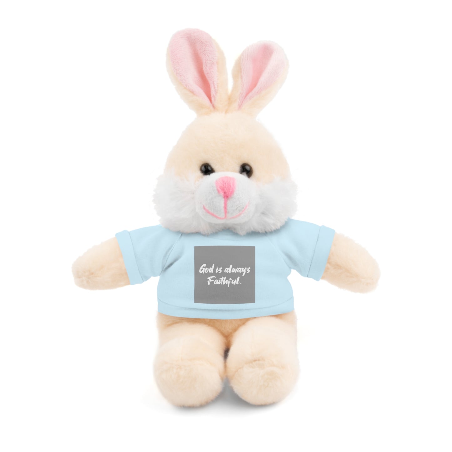 Faithful Bear Stuffed Animal - God is Always Faithful Teeshirt Toy