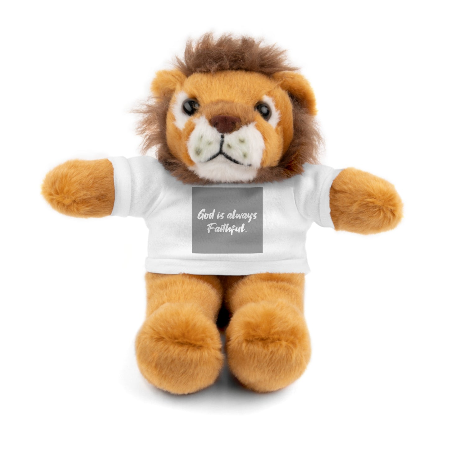 Faithful Bear Stuffed Animal - God is Always Faithful Teeshirt Toy