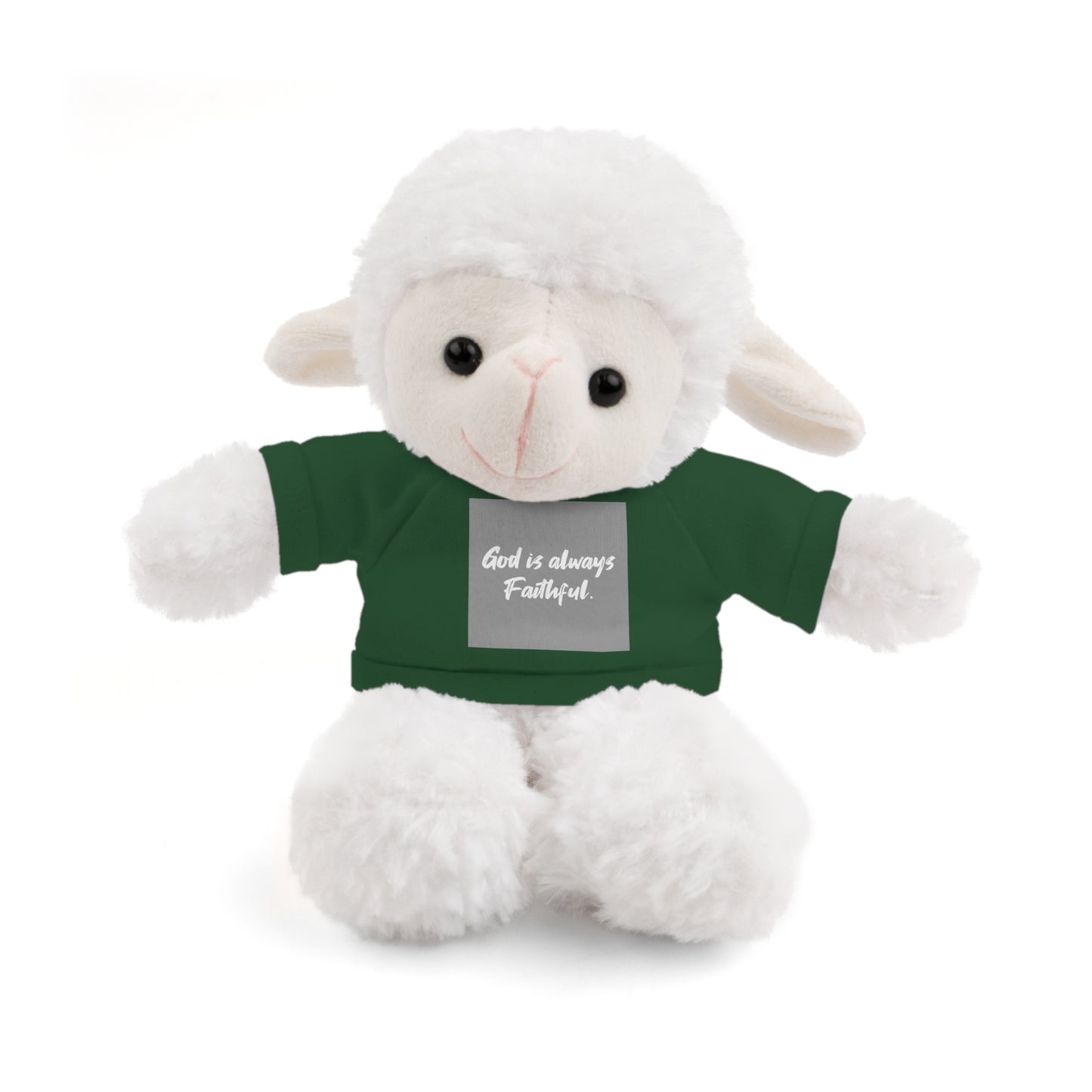 Faithful Bear Stuffed Animal - God is Always Faithful Teeshirt Toy