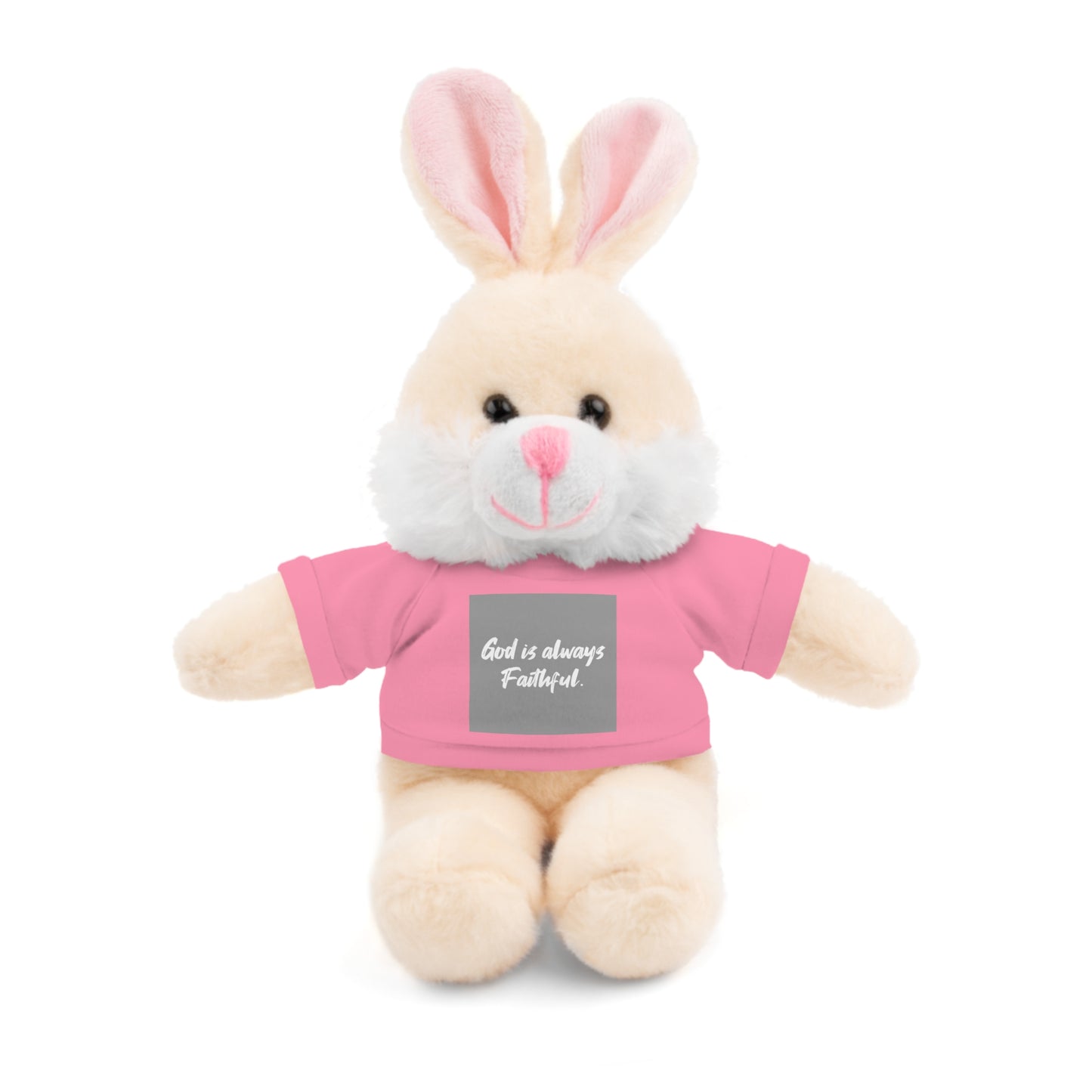 Faithful Bear Stuffed Animal - God is Always Faithful Teeshirt Toy