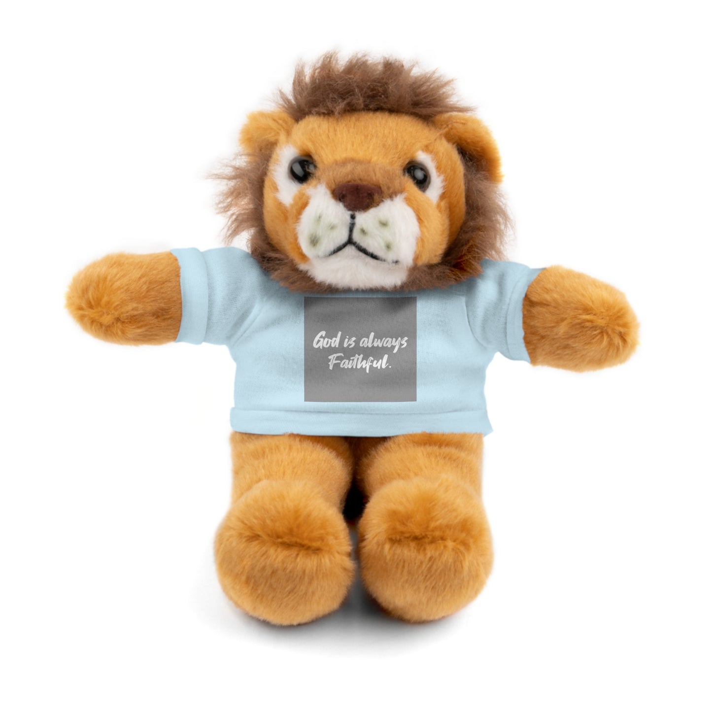 Faithful Bear Stuffed Animal - God is Always Faithful Teeshirt Toy