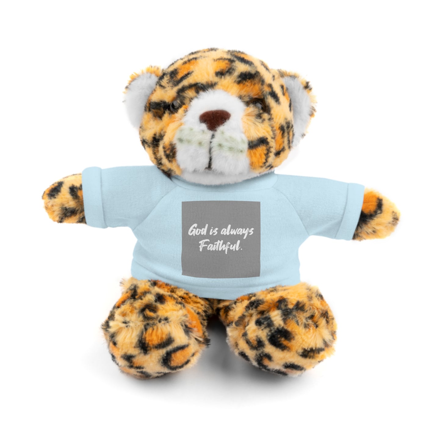 Faithful Bear Stuffed Animal - God is Always Faithful Teeshirt Toy