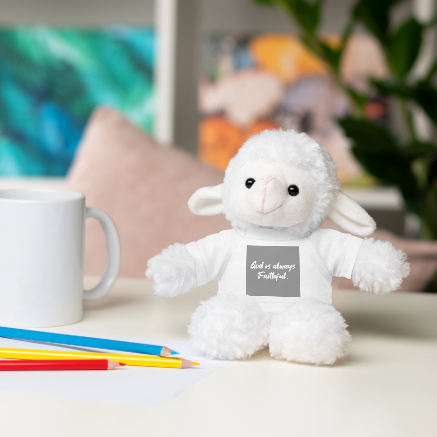 Faithful Bear Stuffed Animal - God is Always Faithful Teeshirt Toy