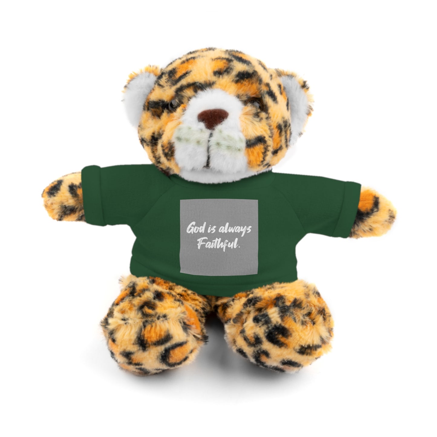 Faithful Bear Stuffed Animal - God is Always Faithful Teeshirt Toy