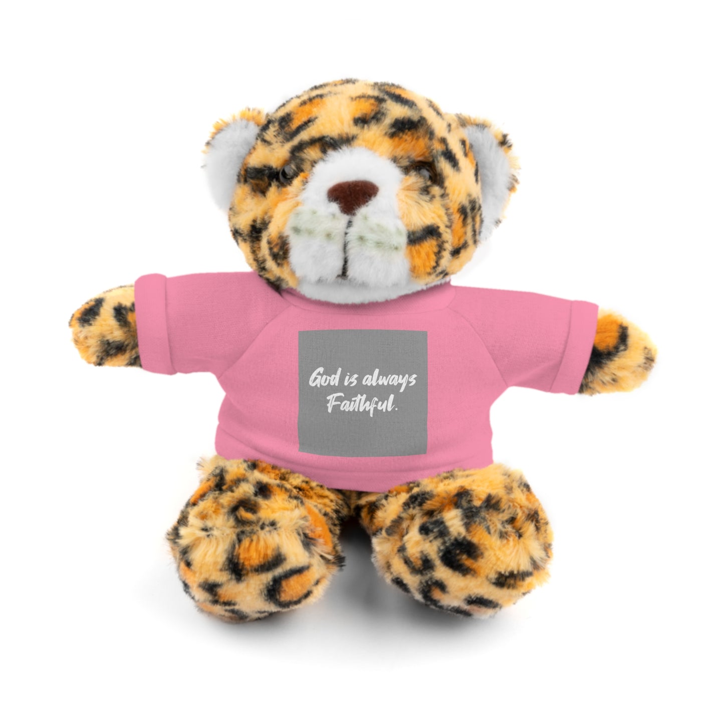 Faithful Bear Stuffed Animal - God is Always Faithful Teeshirt Toy
