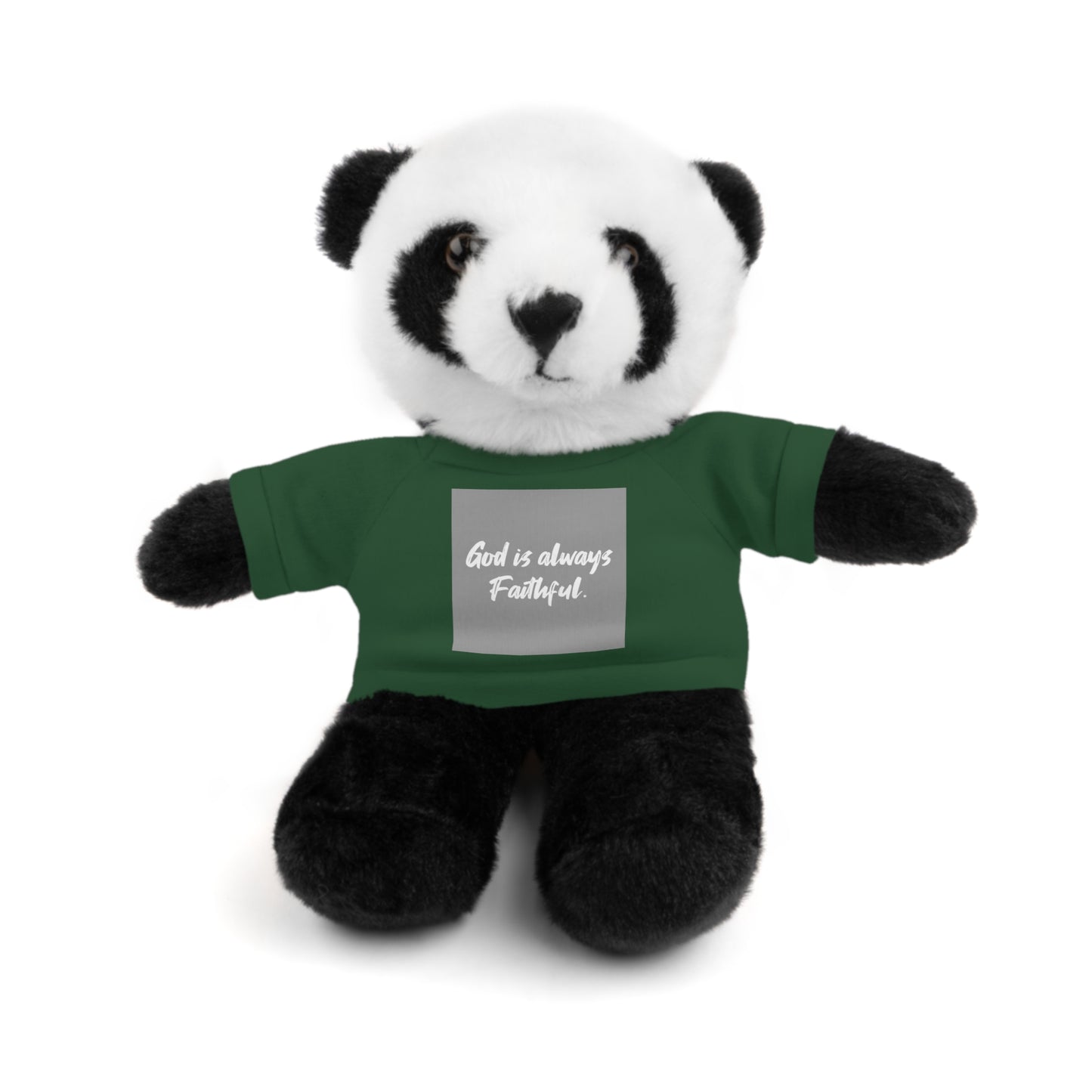 Faithful Bear Stuffed Animal - God is Always Faithful Teeshirt Toy