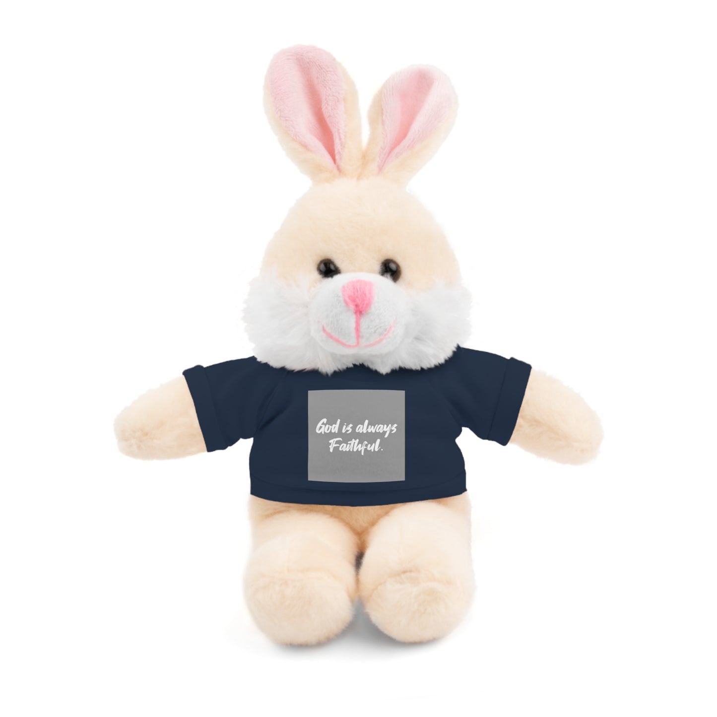 Faithful Bear Stuffed Animal - God is Always Faithful Teeshirt Toy