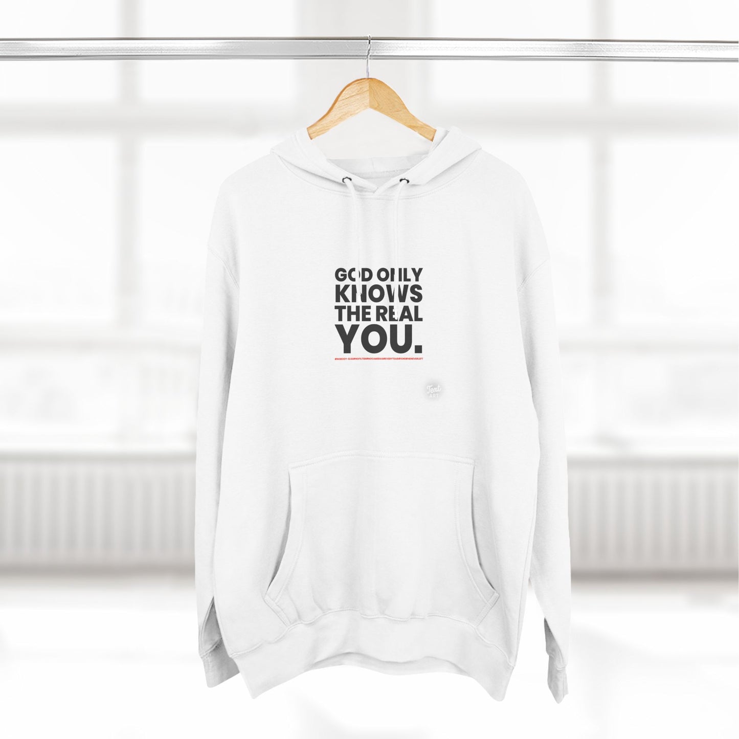 God Only Knows Fleece Hoodie - Inspirational Comfort for Every Occasion