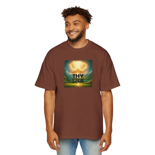 Thy Kingdom Come Oversized Tee - Relaxed Fit Graphic T-Shirt for Men