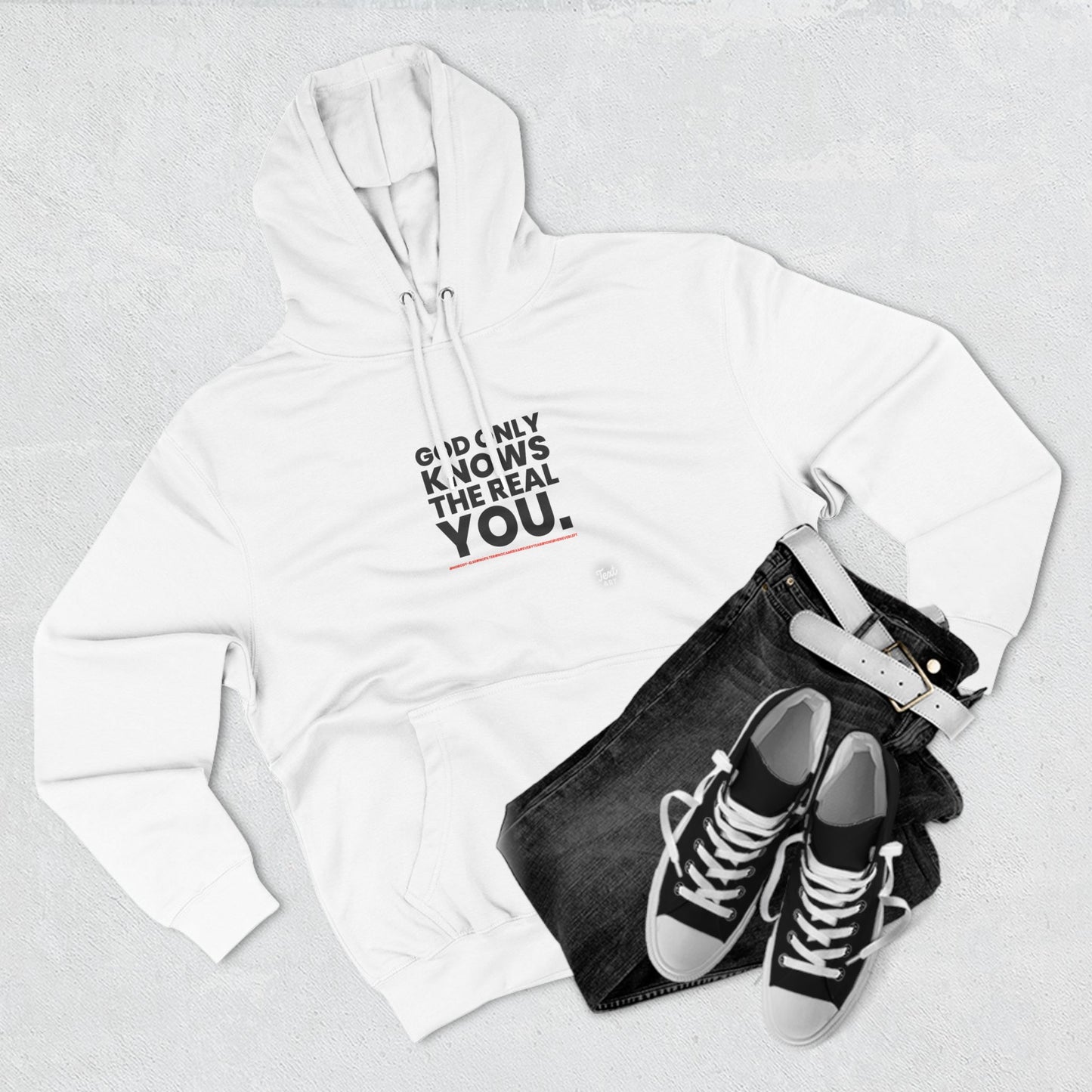 God Only Knows Fleece Hoodie - Inspirational Comfort for Every Occasion