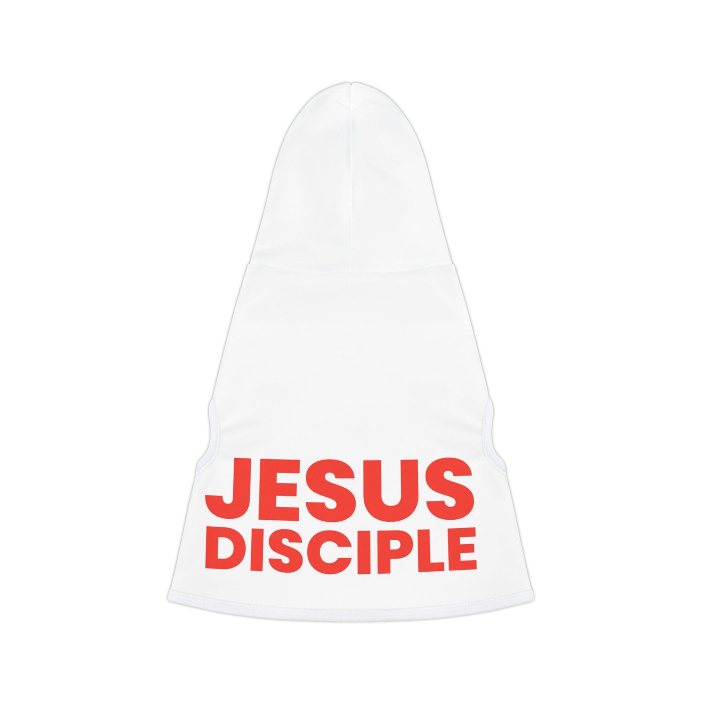 Stylish Pet Hoodie - 'Jesus Disciple' Design for Faithful Fur Friends