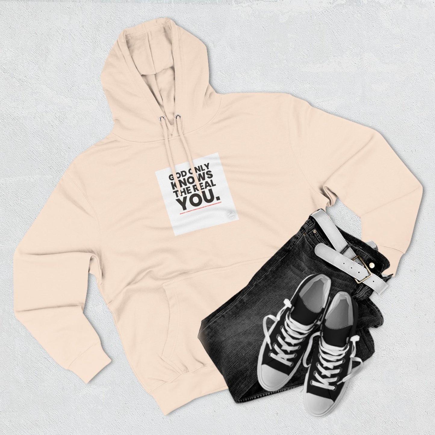 God Only Knows Fleece Hoodie - Inspirational Comfort for Every Occasion