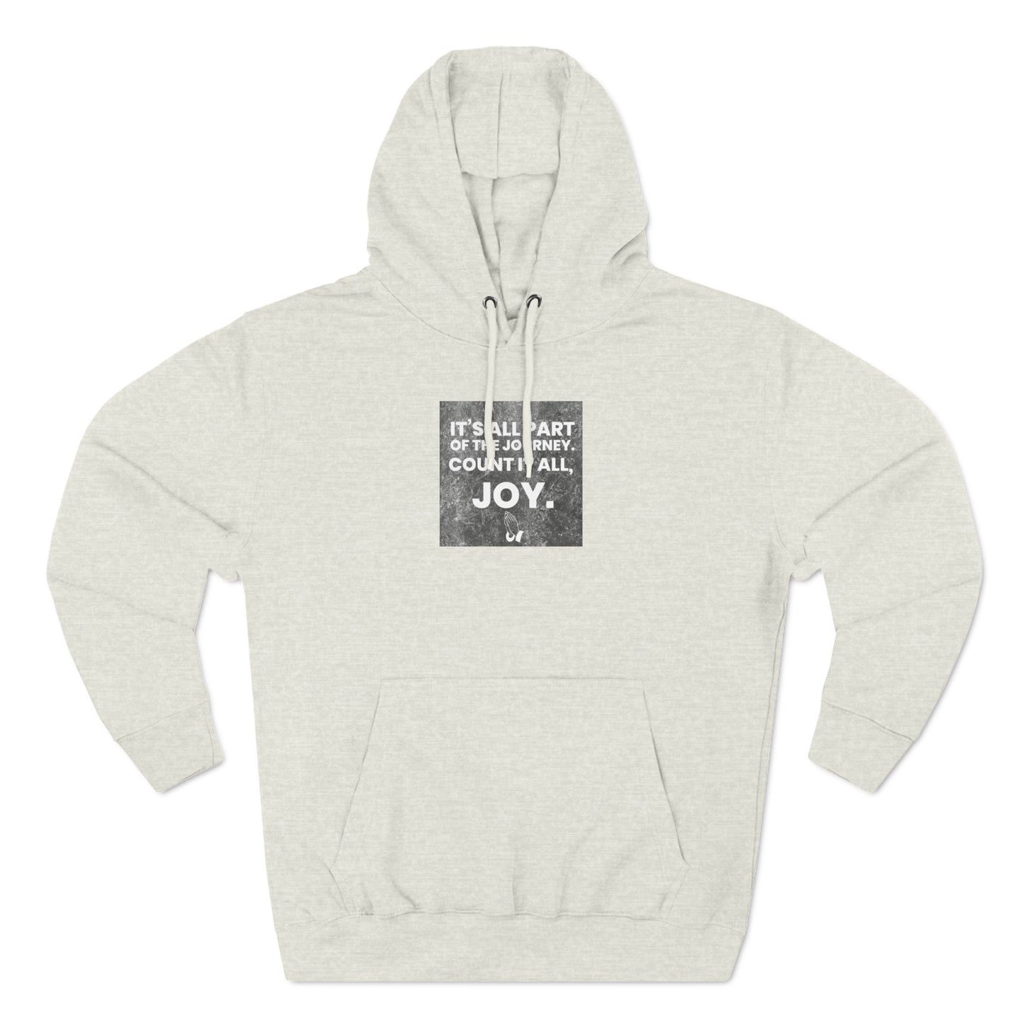 Inspirational Joy Fleece Hoodie - Motivational Quote Apparel