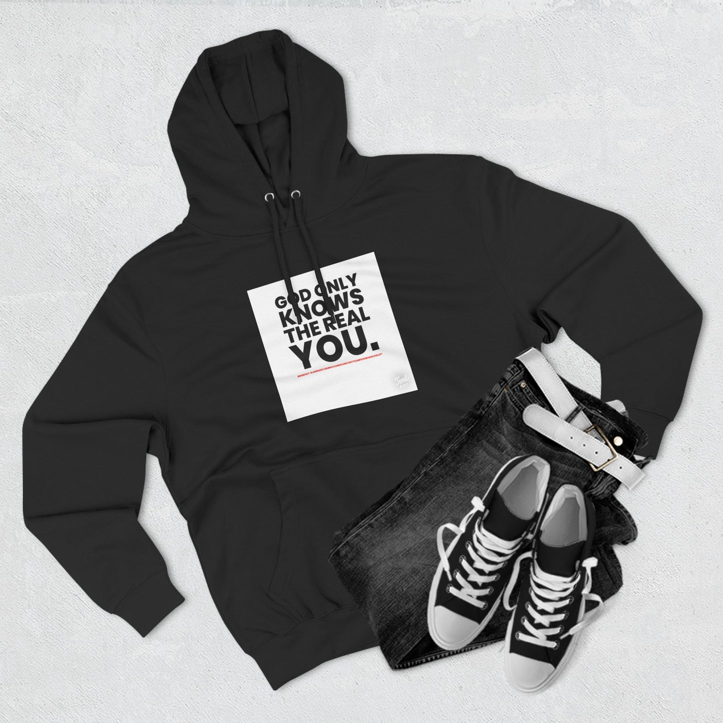 God Only Knows Fleece Hoodie - Inspirational Comfort for Every Occasion