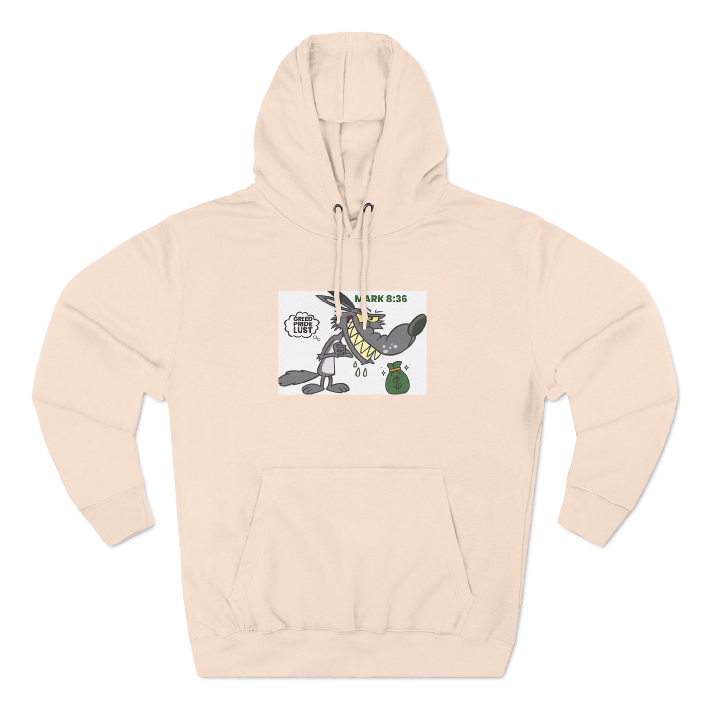 Graphic Three-Panel Fleece Hoodie - Fun, Comfortable & Unique Design