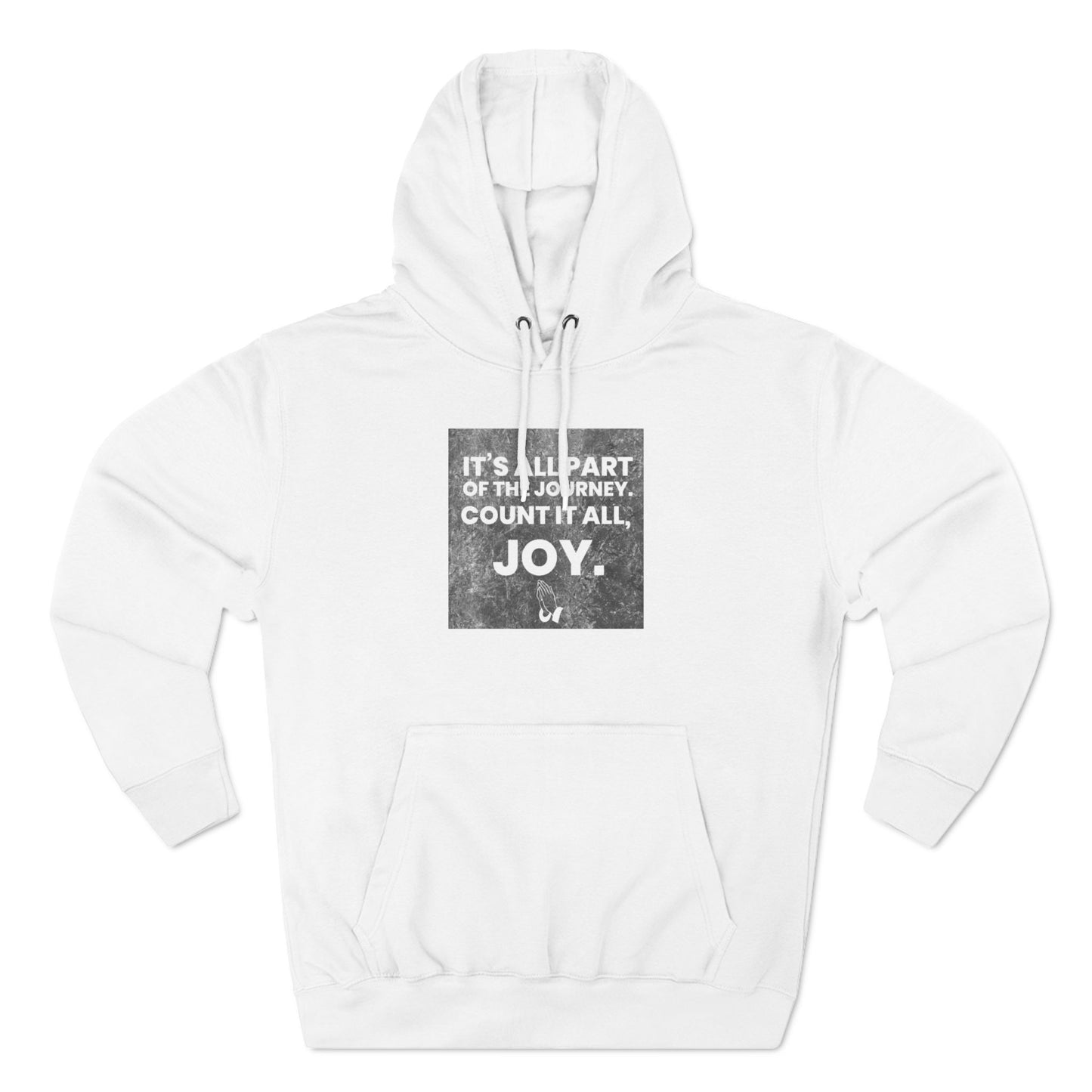 Inspirational Joy Fleece Hoodie - Motivational Quote Apparel