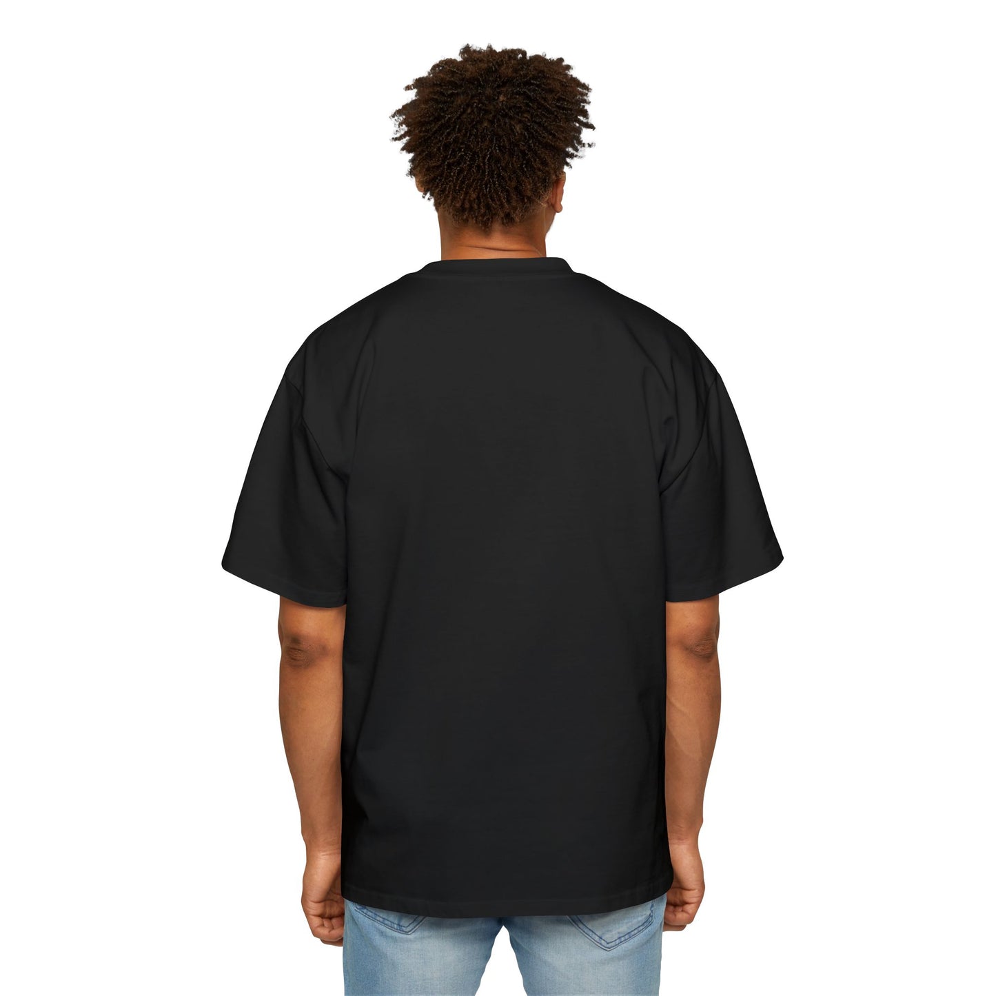 Men's Heavy Oversized Tee - ‘Mark 8:36’ Graphic T-Shirt for Casual Wear