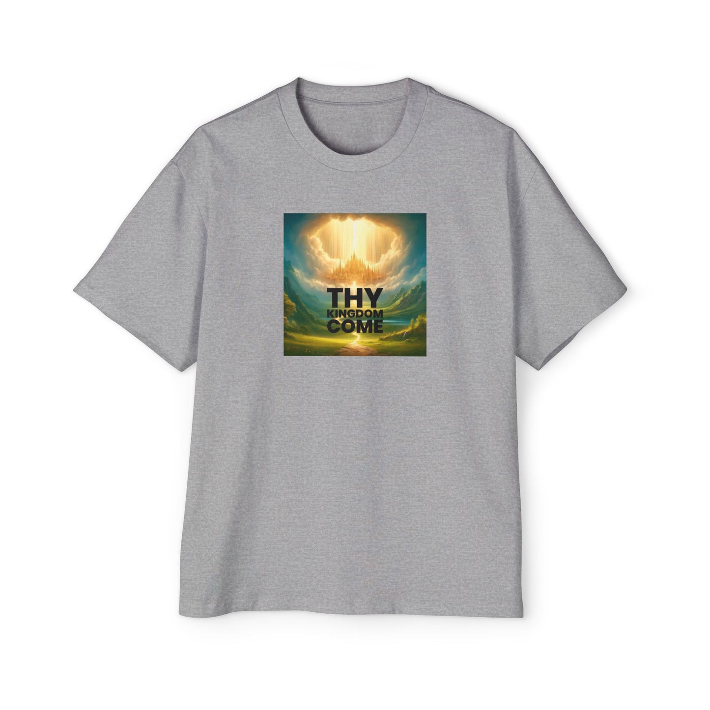 Thy Kingdom Come Oversized Tee - Relaxed Fit Graphic T-Shirt for Men