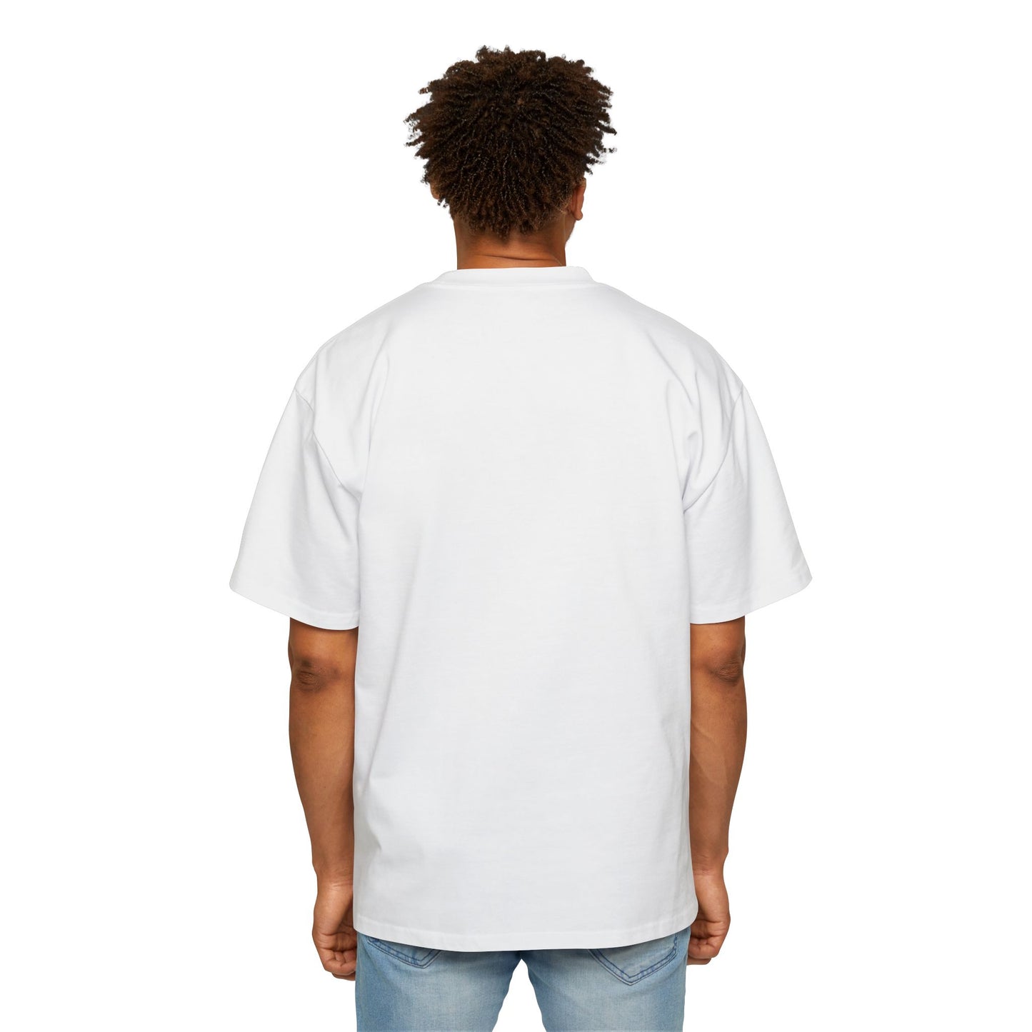 Men's Heavy Oversized Tee - ‘Mark 8:36’ Graphic T-Shirt for Casual Wear