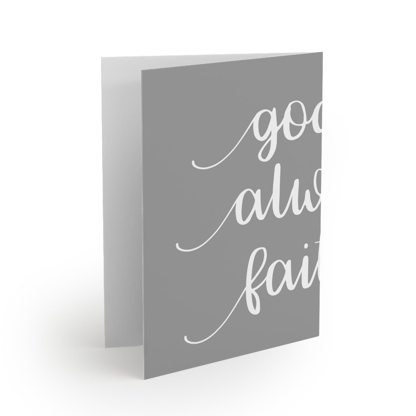 Inspirational Greeting Cards - Pack of 8, 16, or 24 - "God is Always Faithful" Design