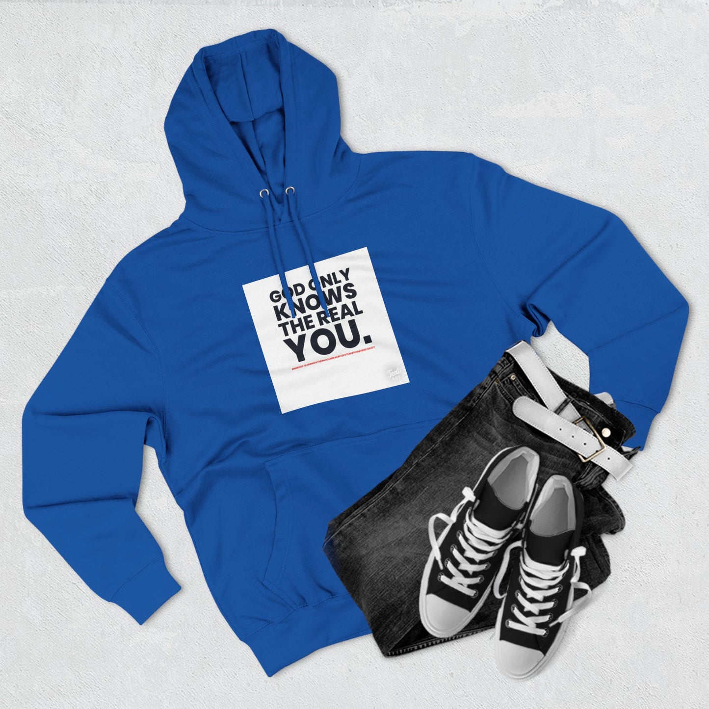 God Only Knows Fleece Hoodie - Inspirational Comfort for Every Occasion