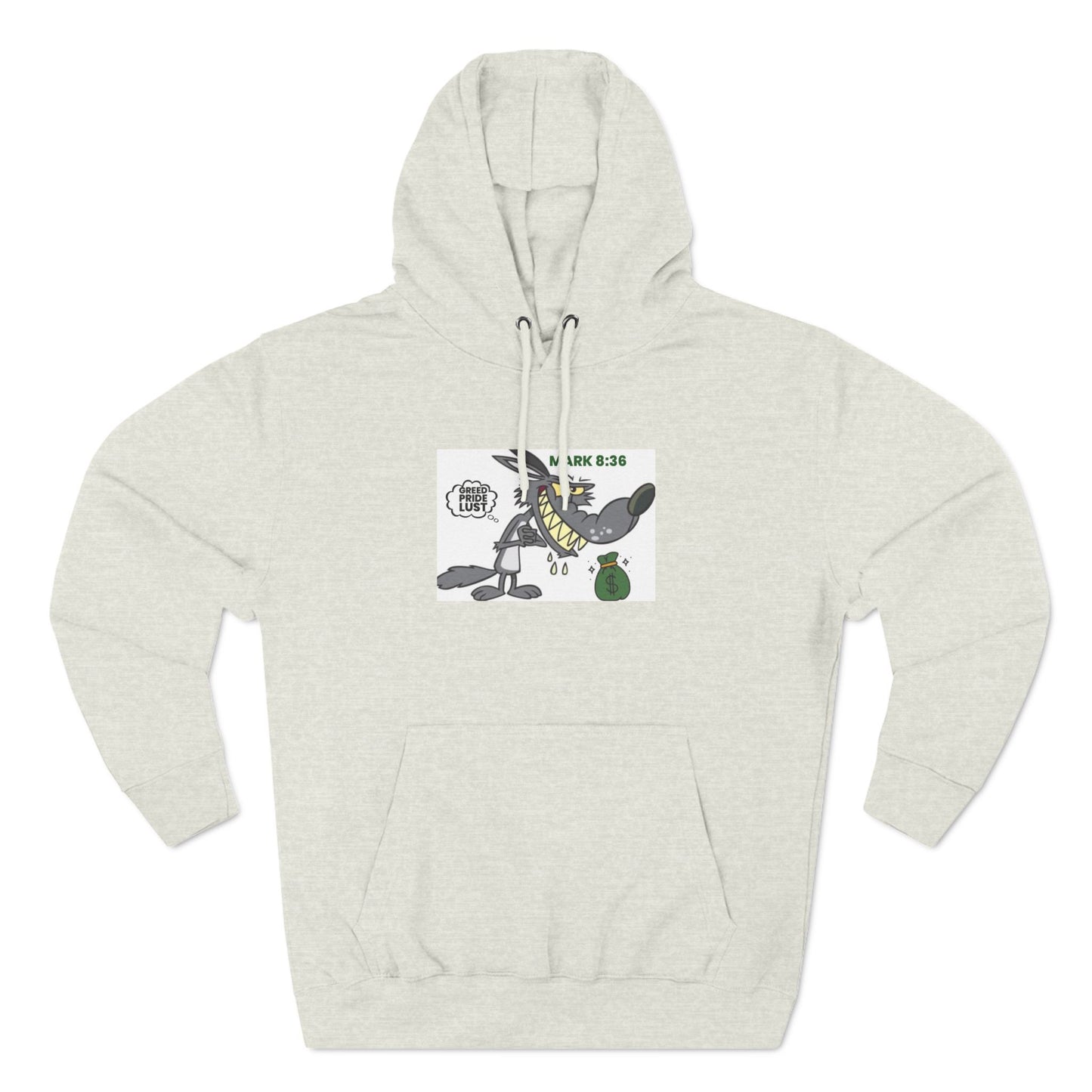 Graphic Three-Panel Fleece Hoodie - Fun, Comfortable & Unique Design