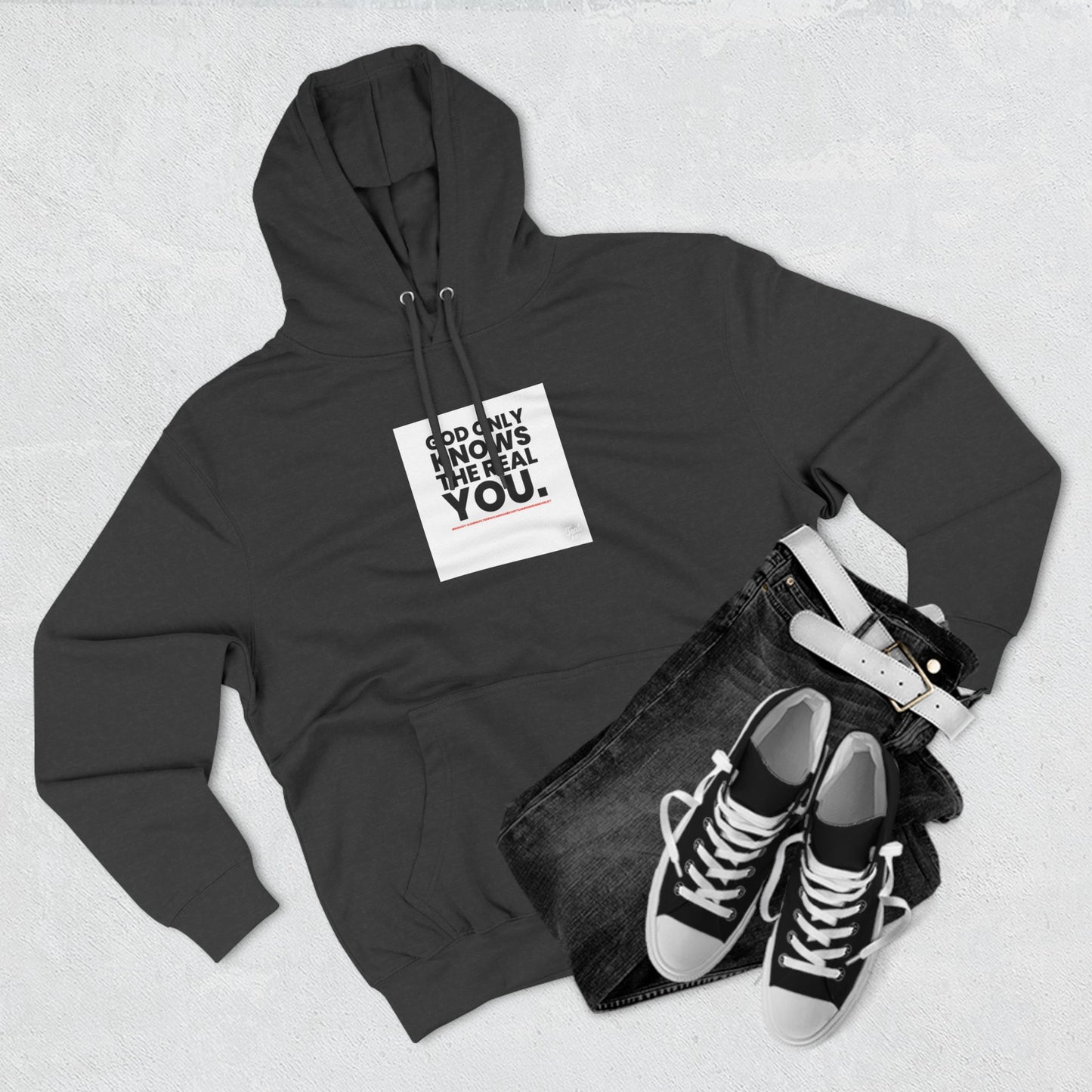 God Only Knows Fleece Hoodie - Inspirational Comfort for Every Occasion