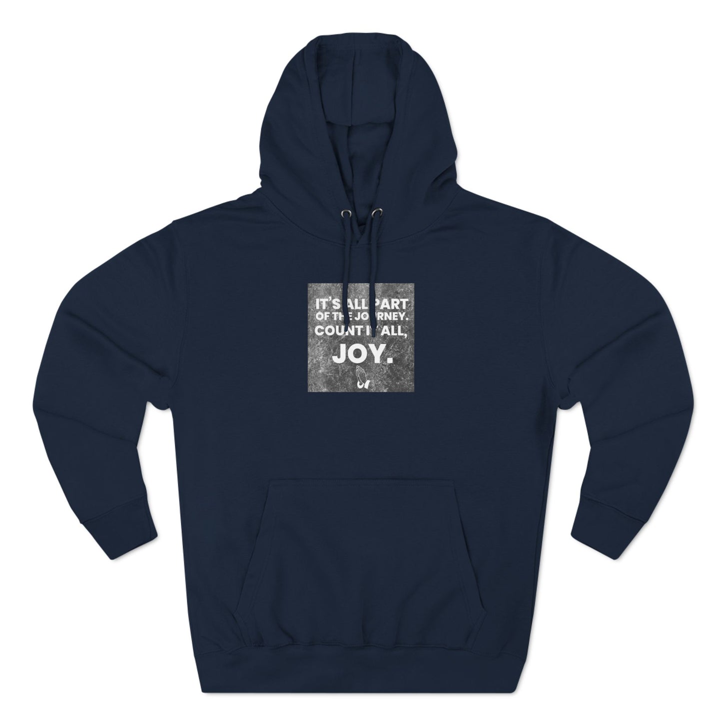 Inspirational Joy Fleece Hoodie - Motivational Quote Apparel