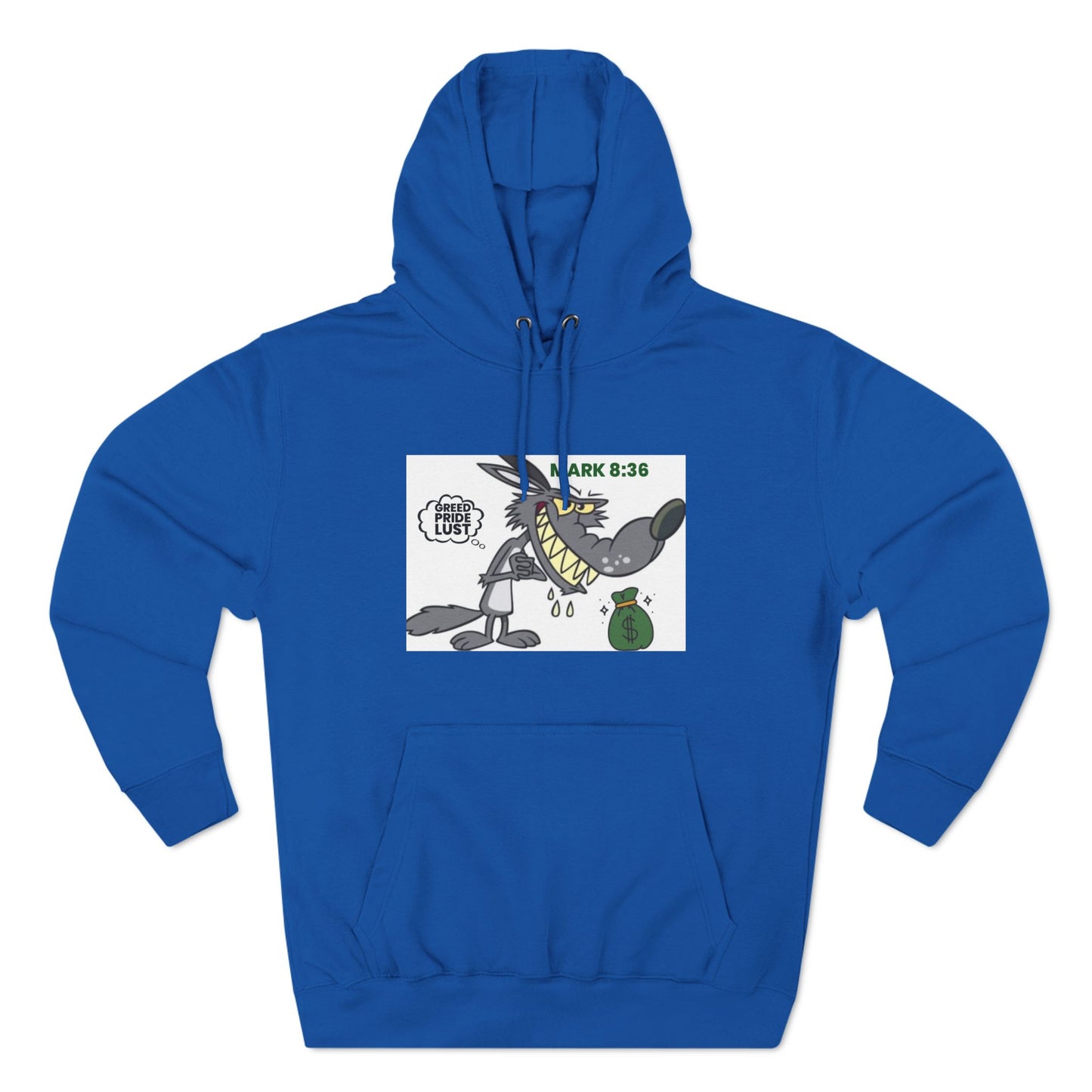 Graphic Three-Panel Fleece Hoodie - Fun, Comfortable & Unique Design