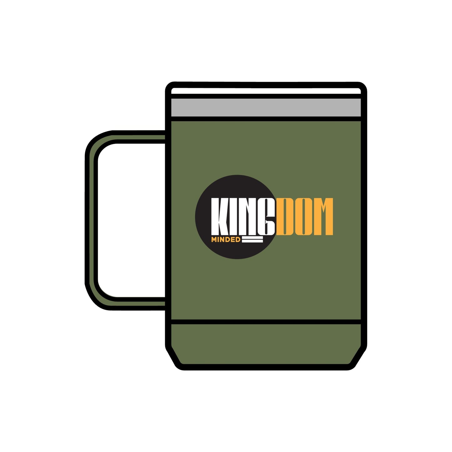 Kingdom Minded Coffee Mug Tumbler - 15oz Inspirational Drinkware