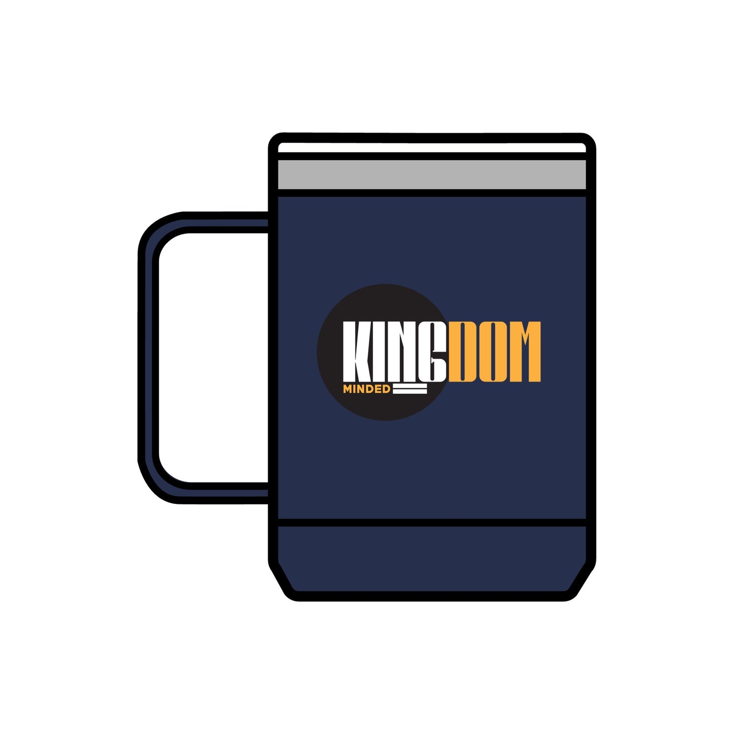 Kingdom Minded Coffee Mug Tumbler - 15oz Inspirational Drinkware