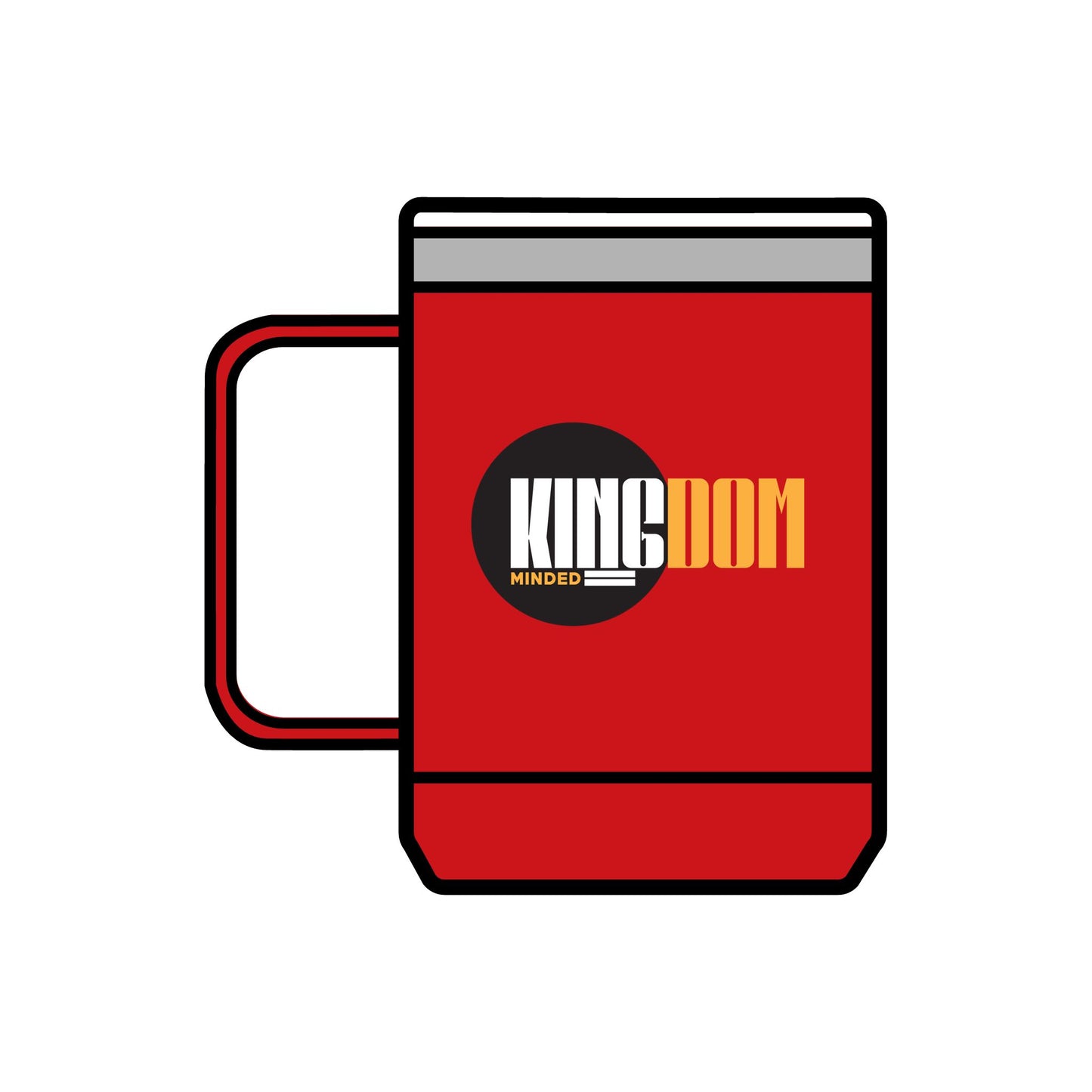 Kingdom Minded Coffee Mug Tumbler - 15oz Inspirational Drinkware