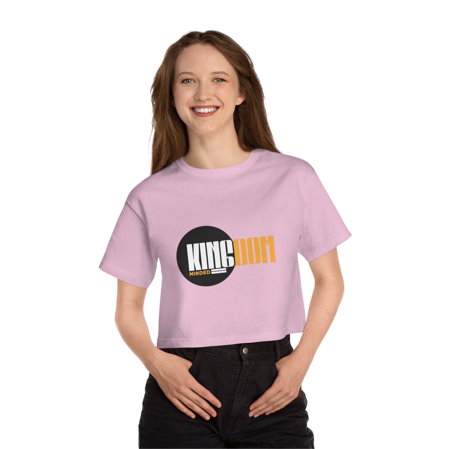 Kingdom Minded Women's Cropped T-Shirt | Champion Heritage Style