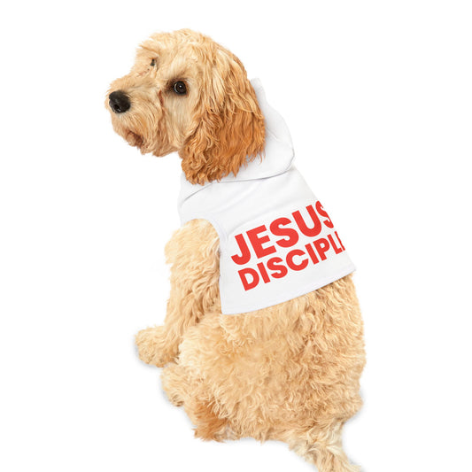 Stylish Pet Hoodie - 'Jesus Disciple' Design for Faithful Fur Friends