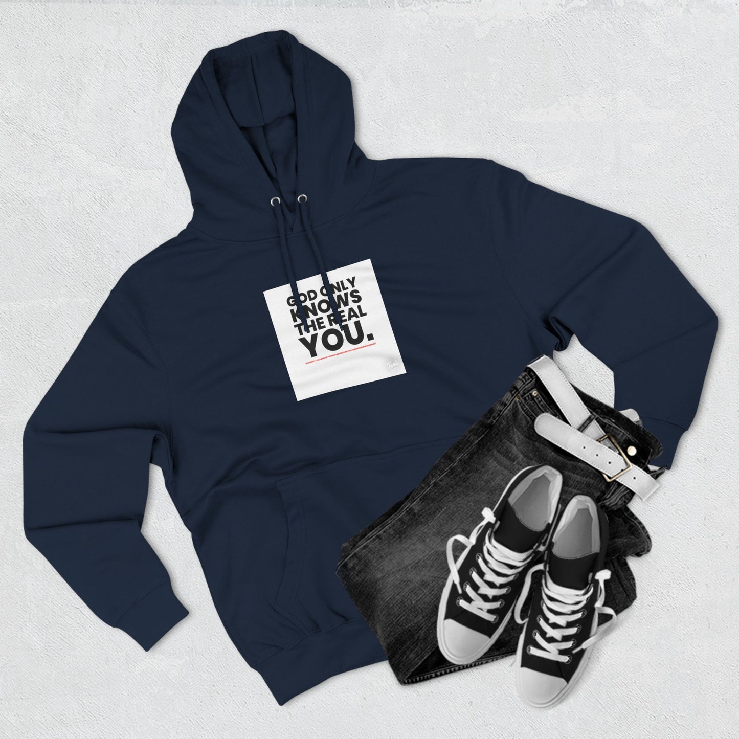 God Only Knows Fleece Hoodie - Inspirational Comfort for Every Occasion