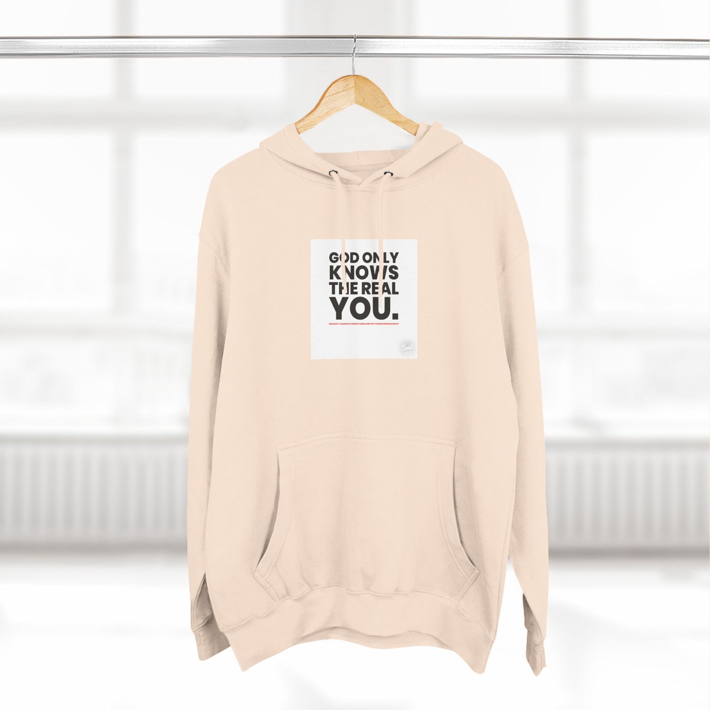 God Only Knows Fleece Hoodie - Inspirational Comfort for Every Occasion