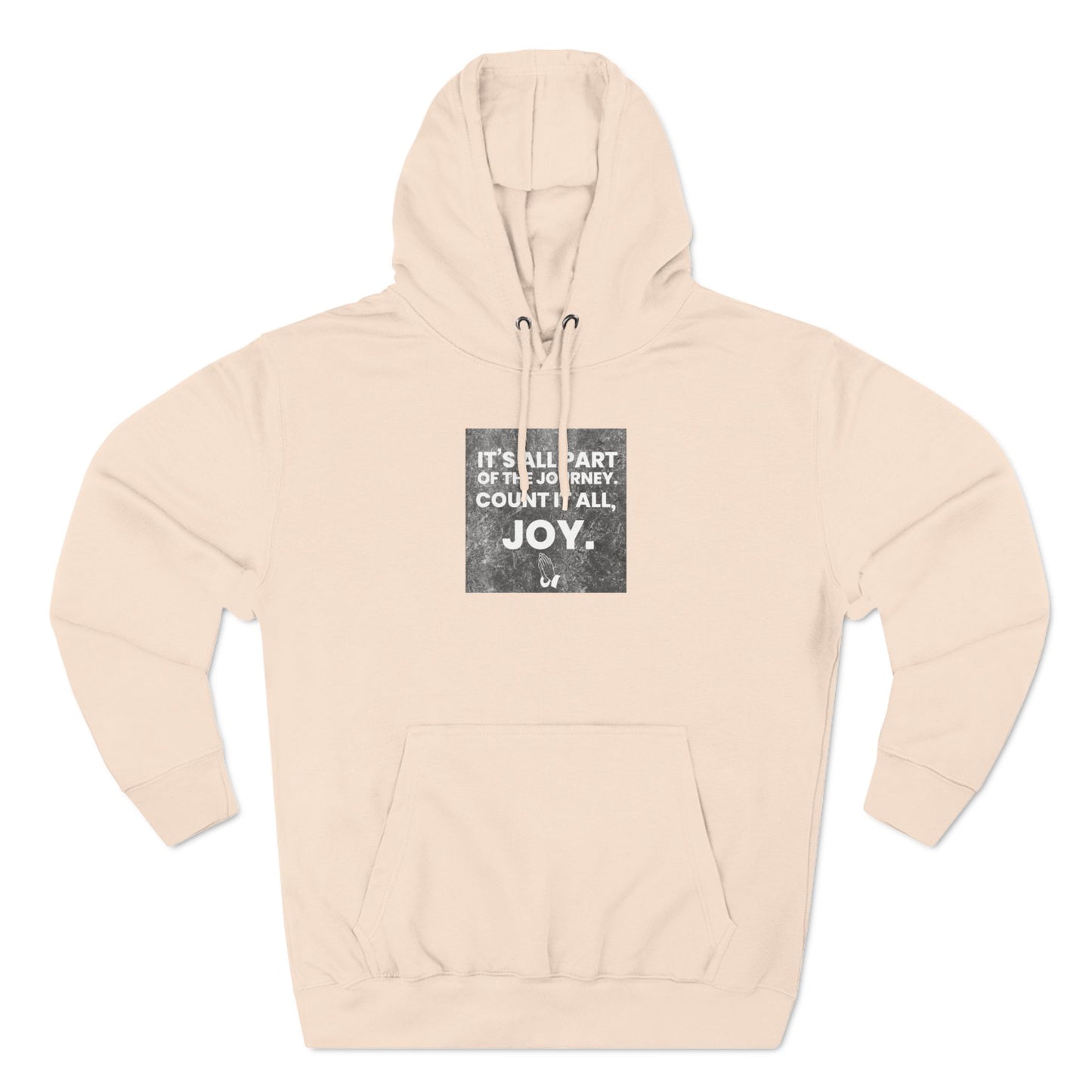 Inspirational Joy Fleece Hoodie - Motivational Quote Apparel