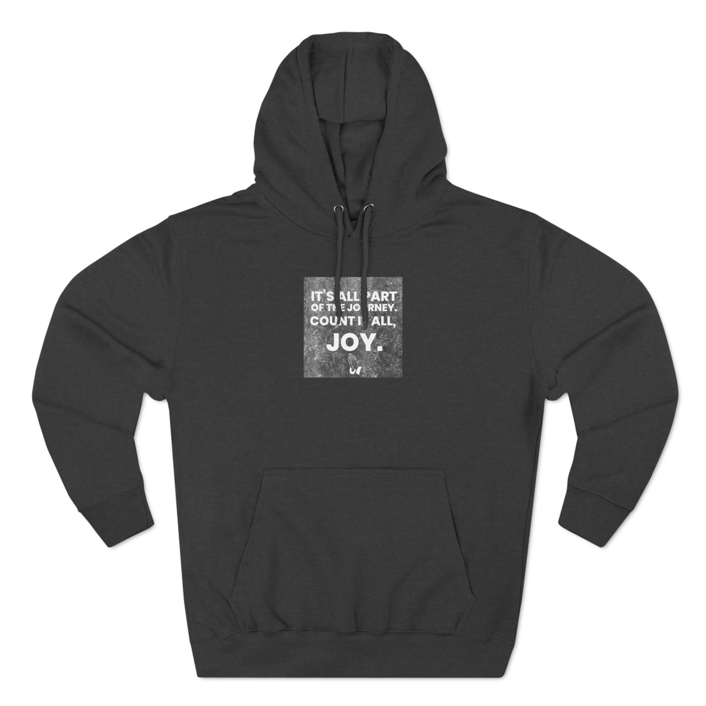 Inspirational Joy Fleece Hoodie - Motivational Quote Apparel