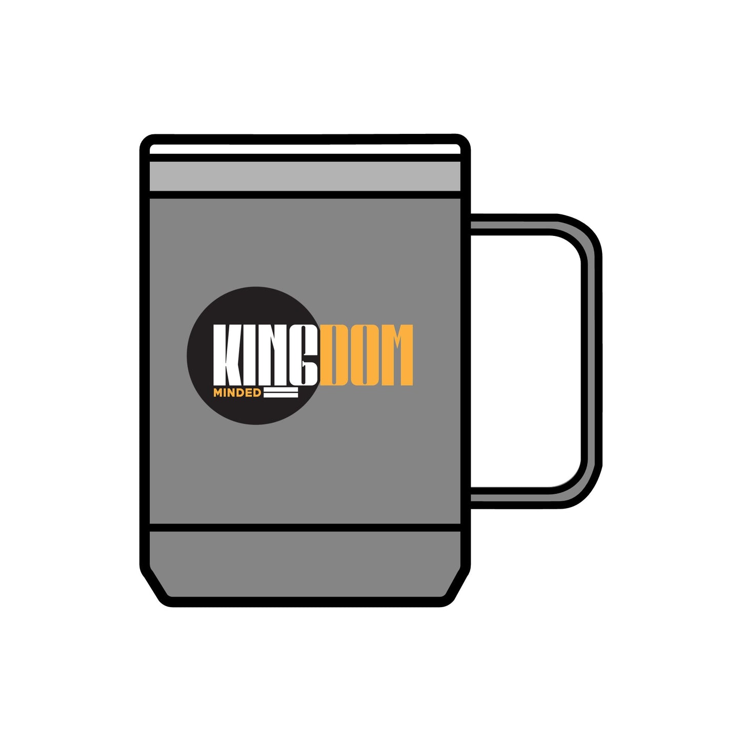 Kingdom Minded Coffee Mug Tumbler - 15oz Inspirational Drinkware