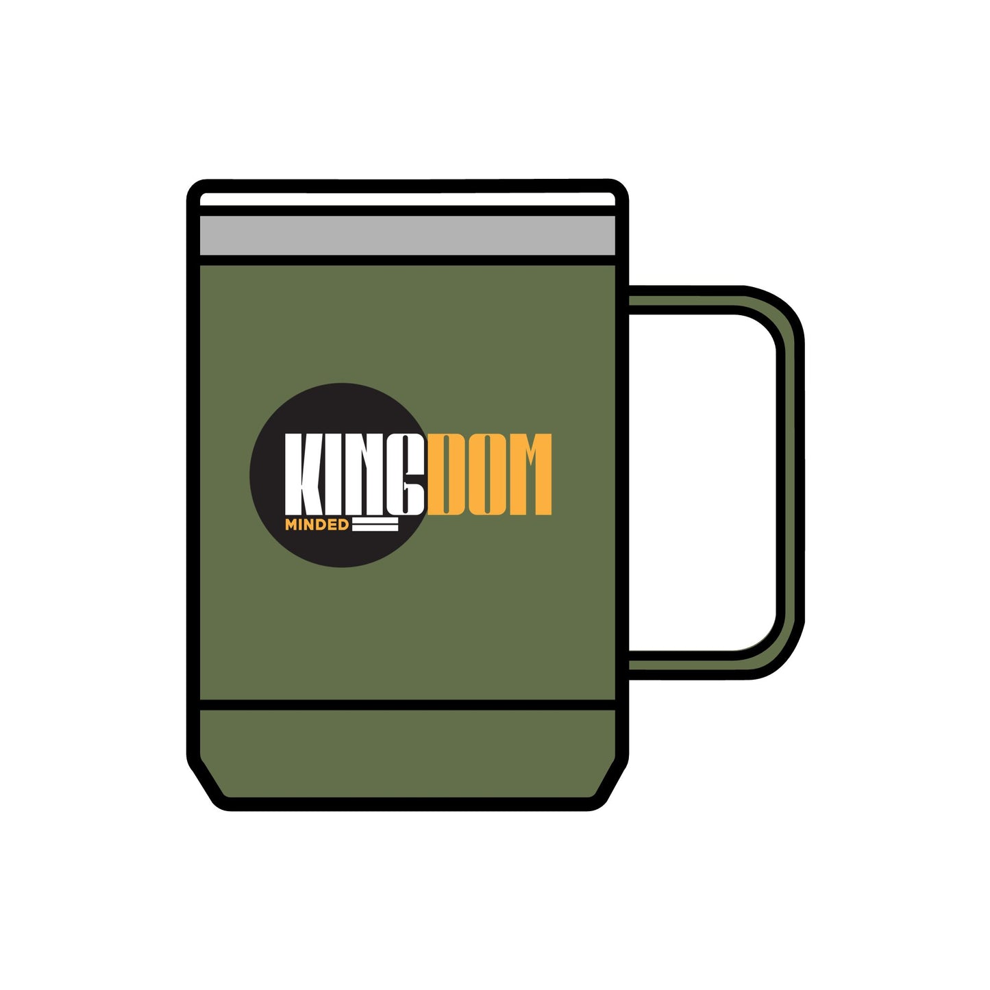 Kingdom Minded Coffee Mug Tumbler - 15oz Inspirational Drinkware