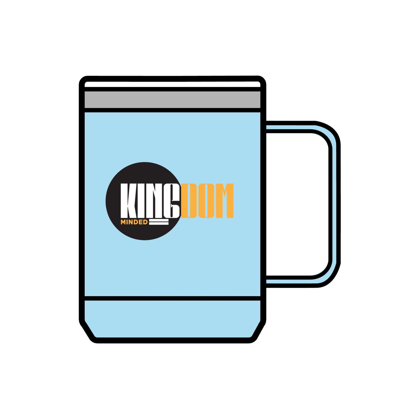 Kingdom Minded Coffee Mug Tumbler - 15oz Inspirational Drinkware