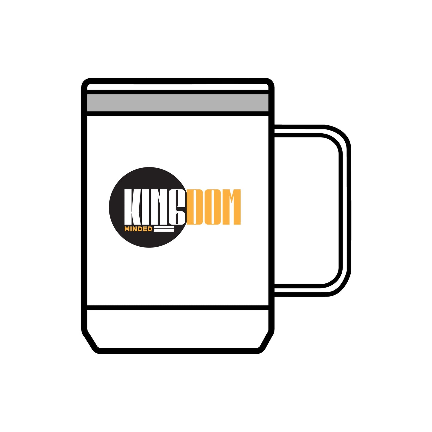 Kingdom Minded Coffee Mug Tumbler - 15oz Inspirational Drinkware