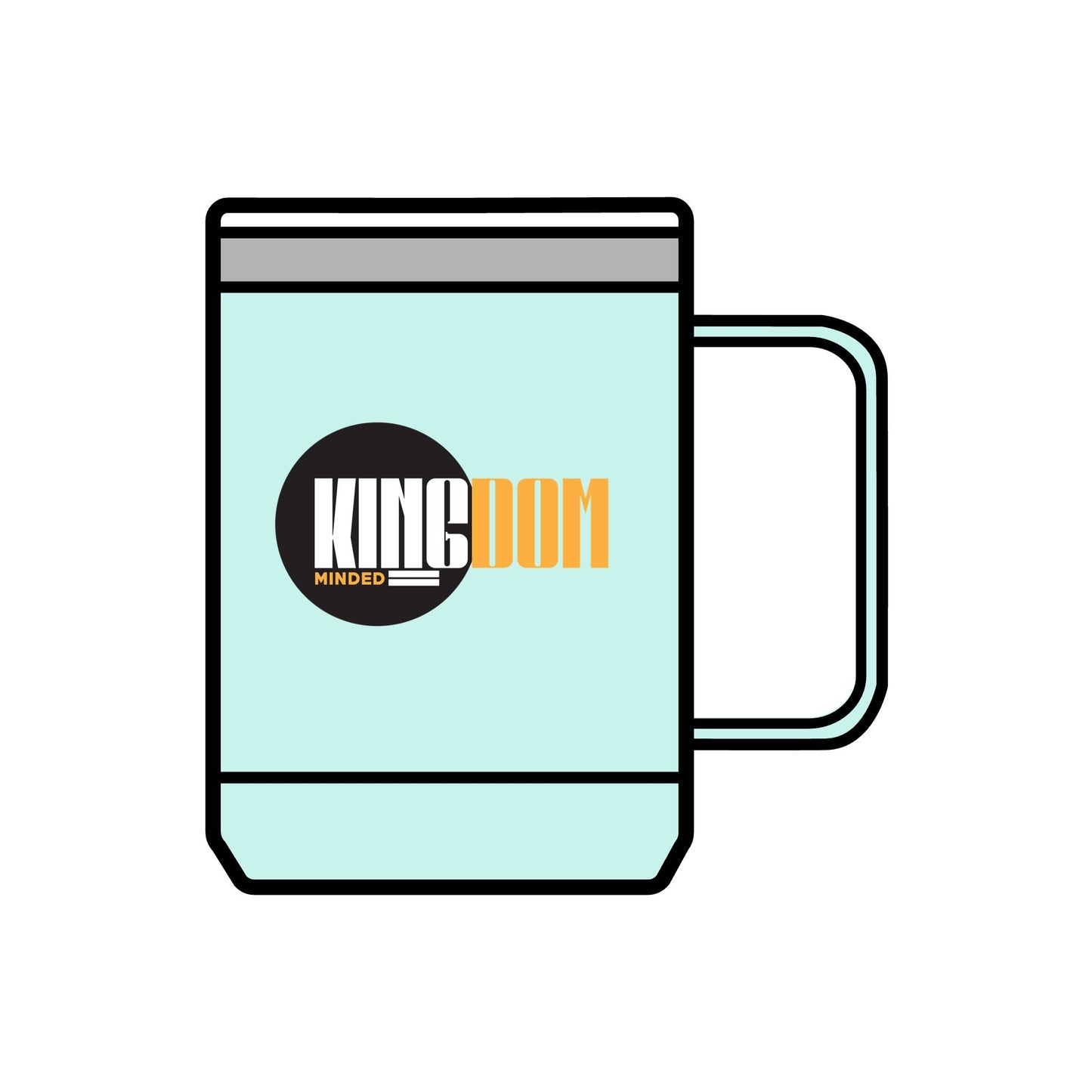 Kingdom Minded Coffee Mug Tumbler - 15oz Inspirational Drinkware